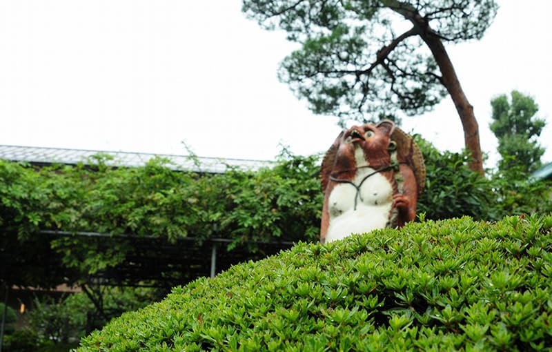 雨つゆの境内