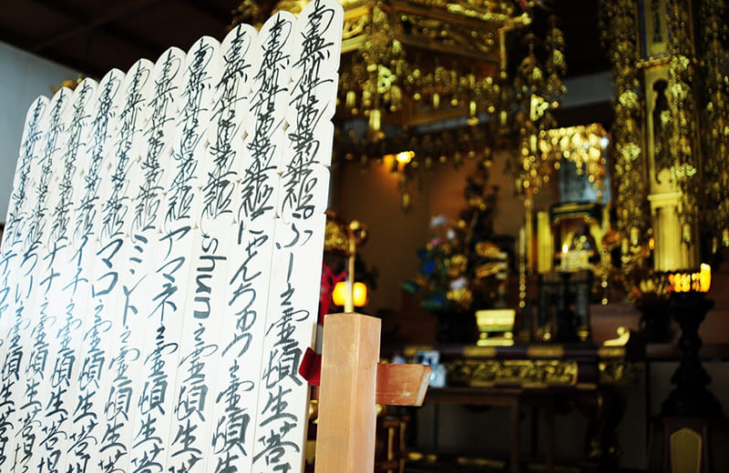「本堂の風景」